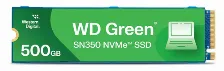 Ssd Western Digital Green Sn350 500gb, M.2, Nvme, Pci-e 3.0, Lectura 2400 Mb/s, Escritura 1500 Mb/s