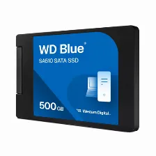 Ssd Western Digital Blue Sa510 500gb, 2.5 Pulgadas, Sata Iii 6 Gbit/s, Lectura 560 Mb/s, Escritura 510 Mb/s