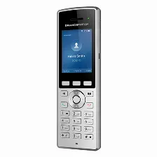 Teléfono Ip Grandstream Networks Wp822 Terminal Inalámbrico, 2 Líneas, Negro, Plata