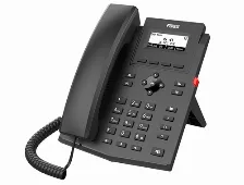 Teléfono Ip Fanvil X301p Terminal Con Conexión Por Cable, Poe, 2 Líneas, Negro