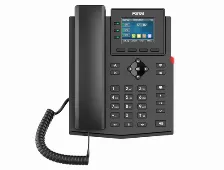 Teléfono Ip Fanvil X303p Terminal Con Conexión Por Cable, Poe, 4 Líneas, Negro