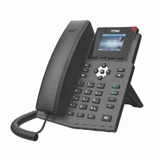 Teléfono Ip Fanvil X3sp V2 Terminal Con Conexión Por Cable, Poe, 2 Líneas, Negro