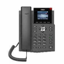 Teléfono Ip Fanvil X3sp V2 Terminal Con Conexión Por Cable, Poe, 2 Líneas, Negro