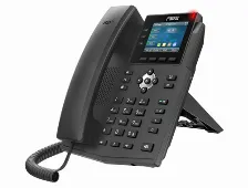 Teléfono Ip Fanvil X3u Terminal Con Conexión Por Cable, Poe, 6 Líneas, Negro