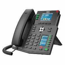 Teléfono Ip Fanvil X4u Terminal Con Conexión Por Cable, Poe, 12 Líneas, Negro