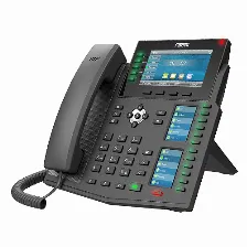 Teléfono Ip Fanvil X6u Terminal Con Conexión Por Cable, Poe, 20 Líneas, Negro