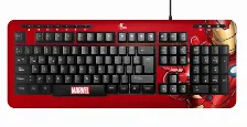 Teclado Xtech Xtk-m401im Español, Alámbrico, Usb, Interruptor De Membrana, Multicolor