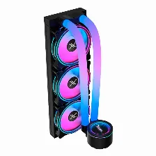 Enfriamiento Liquido Xzeal Vostok Ar360, Argb, Rpm 800-1800, Intel/amd, Negro