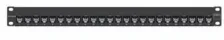 Panel De Parcheo Siemon Z-pnlf-24e 24 Puertos, Color Negro, Montaje En Bastidor, Capacidad Del Rack 1u