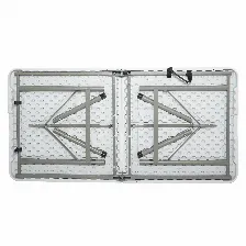 Mesa Modamob Plegable, Modelo Flex Board, 1.22 Metros, Altura 74cm, Ancho 61cm, Color Blanco