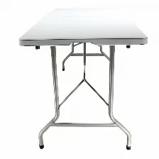 Mesa Plegable Modamob Flex Board 180, Color Blanco, Calibre 18, 1.80m, 180x74x74cm, Tubular 25mm Diametro, Uso Rudo
