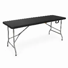 Mesa Plegable Modamob Flexboard 180 Black, 180cm76cmx74cm, Calibre 25mm, Color Negro
