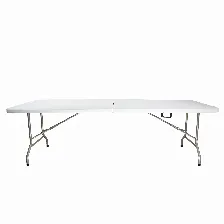Mesa Plegable Modamob Flexboard 244, 2.440x760x740cm, Calibre 25mm, 4.3cm Grosor, Blanco Ligero Dano