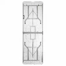 Mesa Plegable Modamob Flexboard 244, 2.44x76x74cm, Calibre 18, Diamtero De Tubo De 25mm, 4.3cm Grosor, Blanco Perdida Amazon