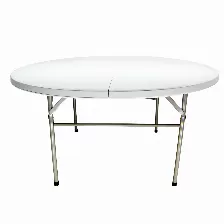 Mesa Redonda Modamob Plegable, Modelo Flex Board, Diametro 1.52mts, Altura 74cm, Color Blanca