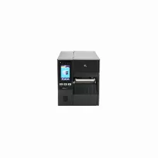 Impresora De Recibo Zebra Tt Zt411 Térmico, Impresora De Tpv, Inalámbrico Y Alámbrico, Interfaz Bluetooth, Ethernet, Rj-45, Rs-232, Usb, Rs-232, Negro, Gris
